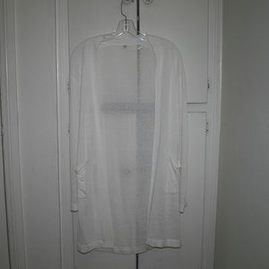 Uniqlo White Airy Cardigan